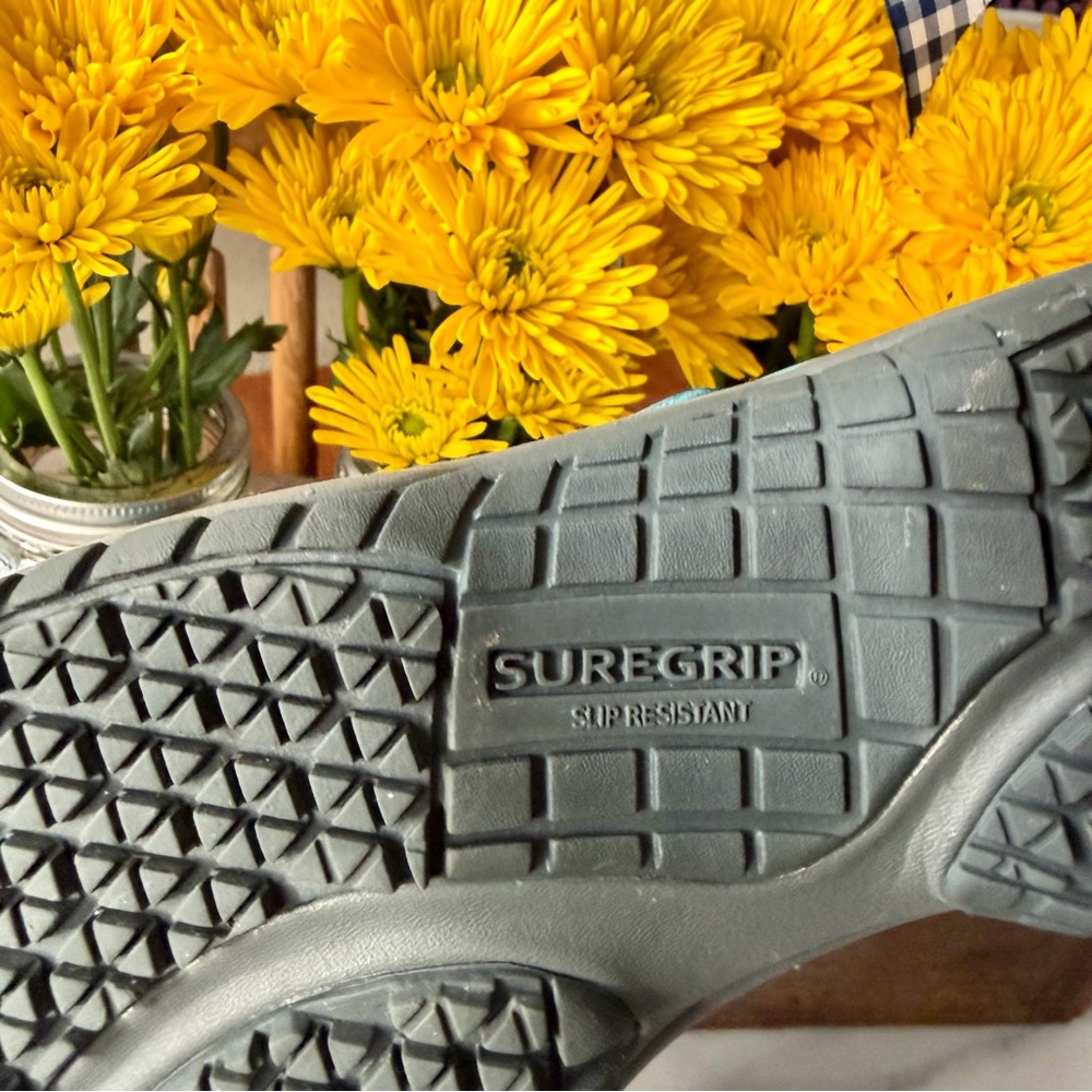 Merrell•Size 8•Women's Encore Moc•Pro Shine•Slip-Resistant•Maui Blue•Work Shoe - Picture 15 of 16